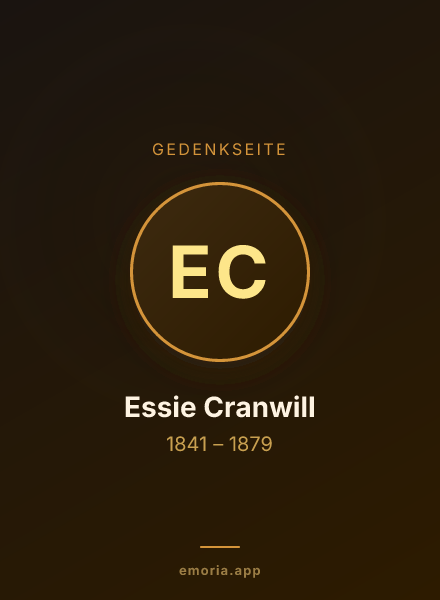 Gedenkportrait von Essie Cranwill