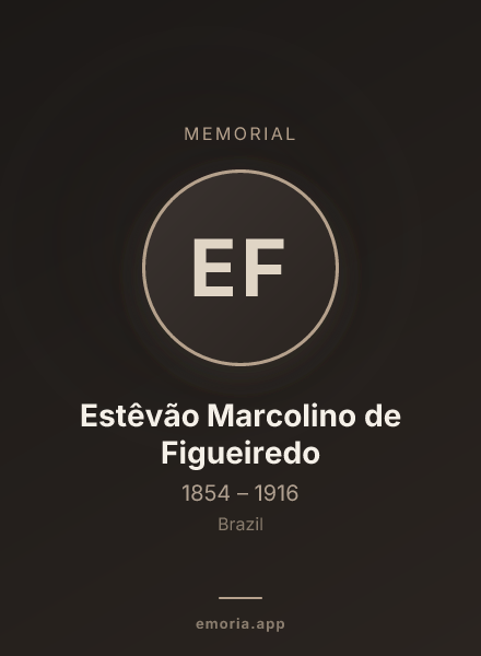 Memorial portrait of Estêvão Marcolino de Figueiredo