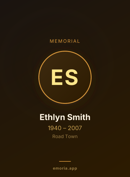 Memorial portrait of Ethlyn Smith