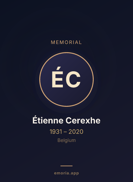 Memorial portrait of Étienne Cerexhe