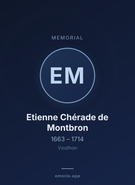 Memorial portrait of Etienne Chérade de Montbron