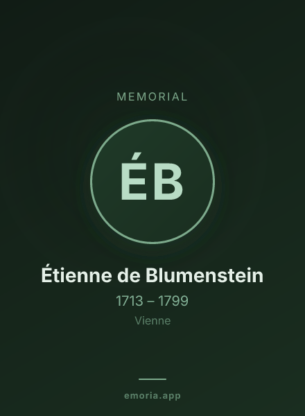Memorial portrait of Étienne de Blumenstein