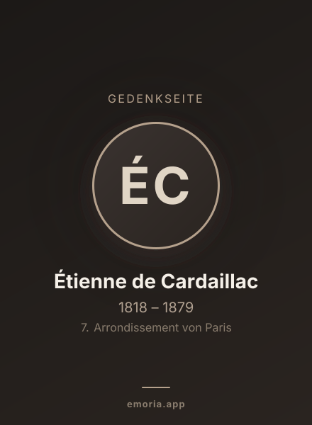 Gedenkportrait von Étienne de Cardaillac