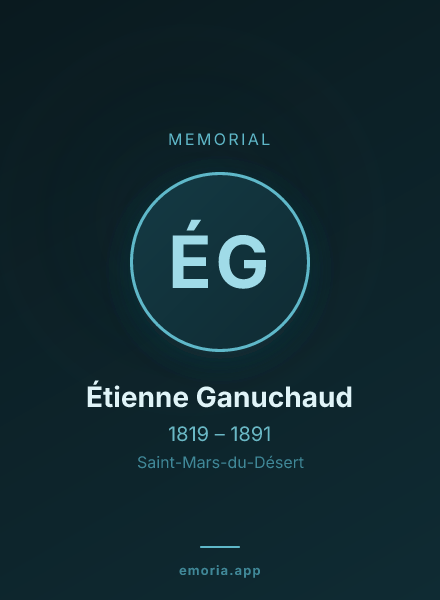 Memorial portrait of Étienne Ganuchaud