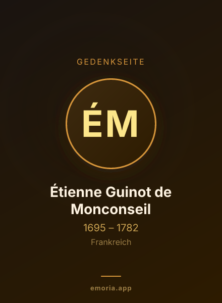 Gedenkportrait von Étienne Guinot de Monconseil