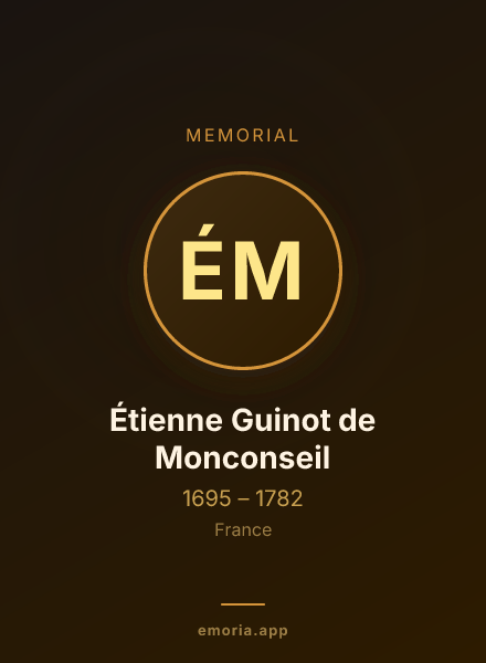 Memorial portrait of Étienne Guinot de Monconseil