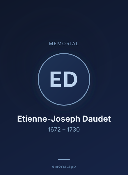 Memorial portrait of Etienne-Joseph Daudet
