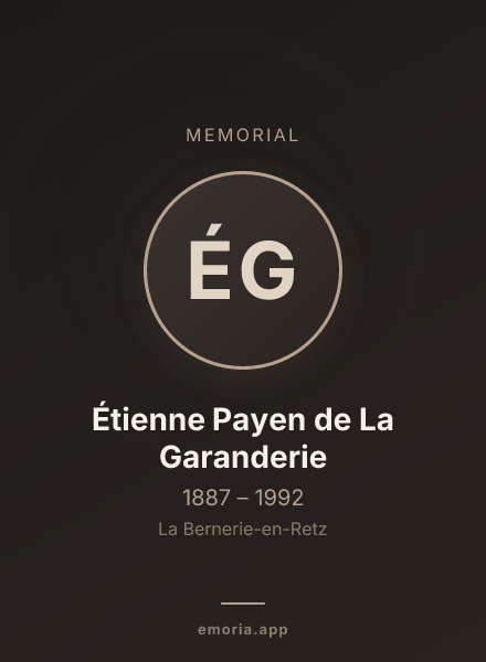 Memorial portrait of Étienne Payen de La Garanderie