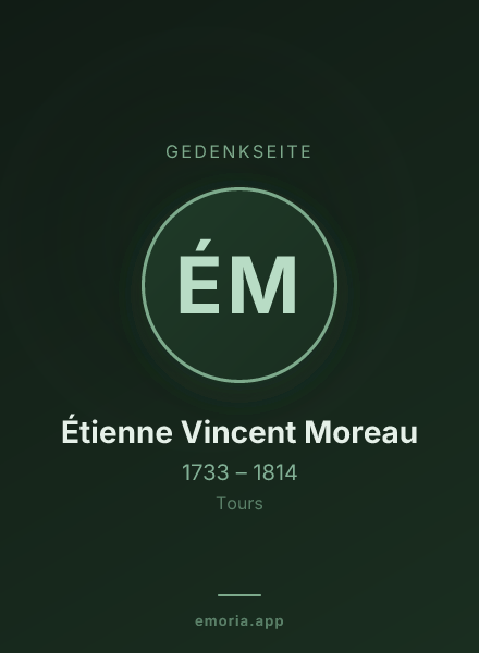 Gedenkportrait von Étienne Vincent Moreau