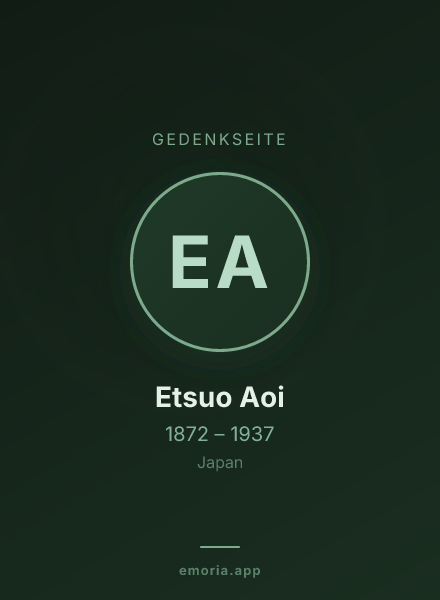 Gedenkportrait von Etsuo Aoi