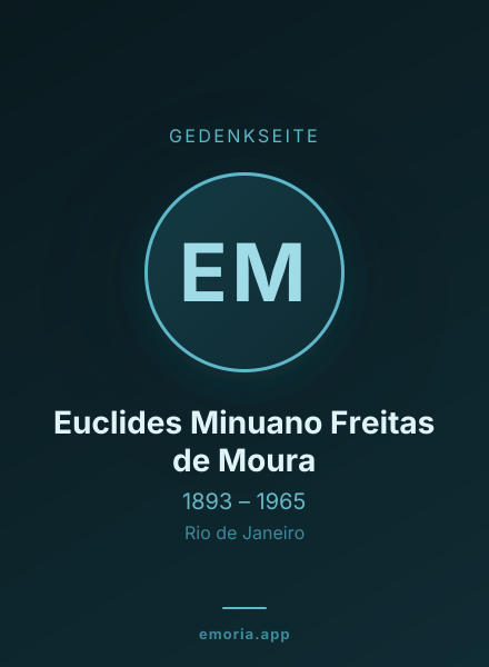 Gedenkportrait von Euclides Minuano Freitas de Moura