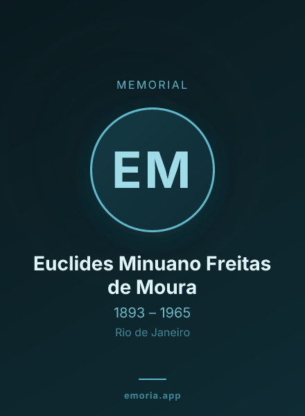 Memorial portrait of Euclides Minuano Freitas de Moura
