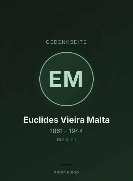 Gedenkportrait von Euclides Vieira Malta