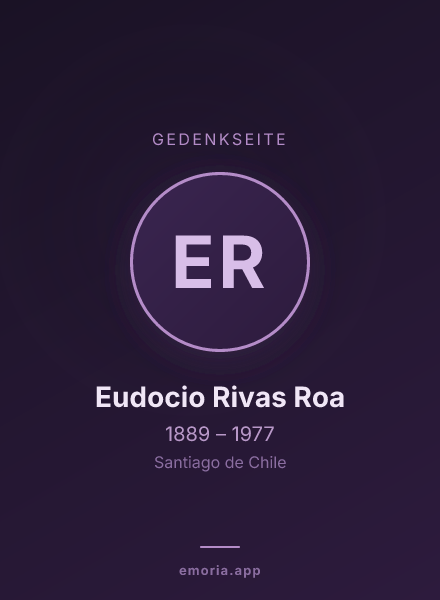 Gedenkportrait von Eudocio Rivas Roa