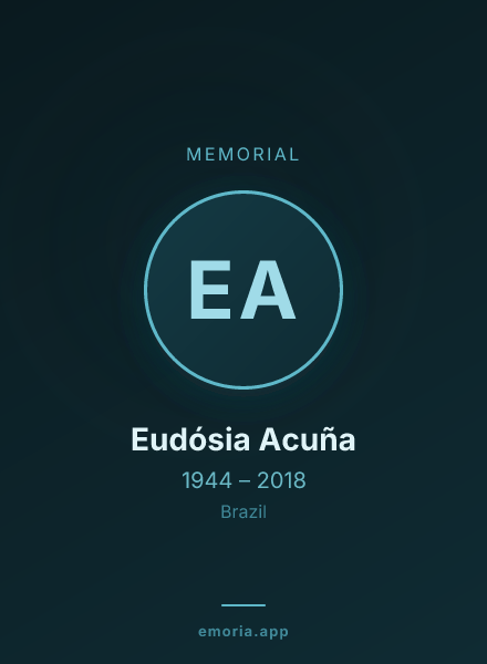 Memorial portrait of Eudósia Acuña