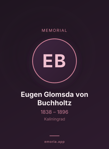 Memorial portrait of Eugen Glomsda von Buchholtz