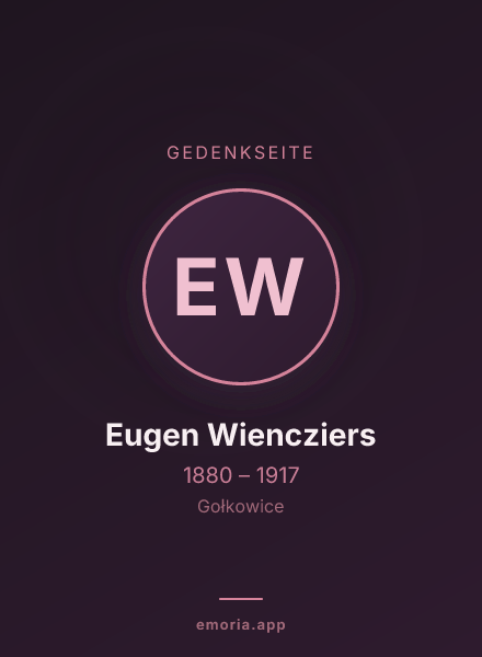 Gedenkportrait von Eugen Wiencziers