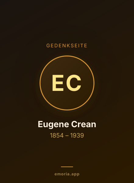Gedenkportrait von Eugene Crean