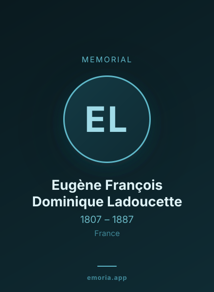 Memorial portrait of Eugène François Dominique Ladoucette