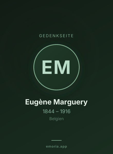 Gedenkportrait von Eugène Marguery