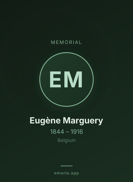 Memorial portrait of Eugène Marguery