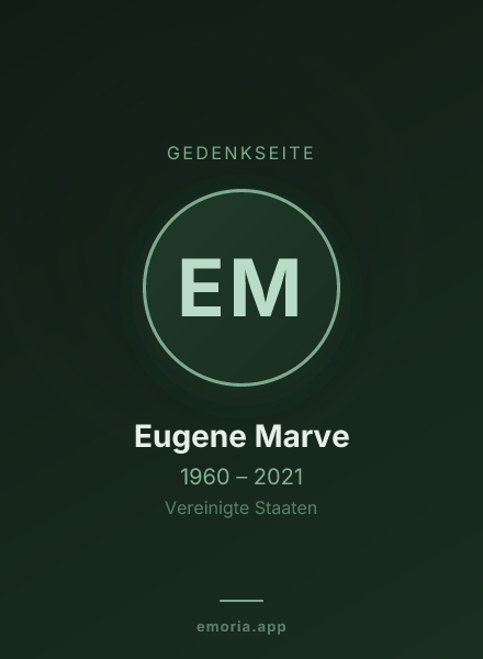 Gedenkportrait von Eugene Marve