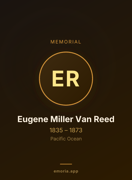 Memorial portrait of Eugene Miller Van Reed