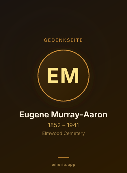 Gedenkportrait von Eugene Murray-Aaron