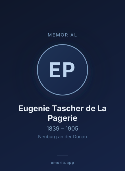 Memorial portrait of Eugenie Tascher de La Pagerie