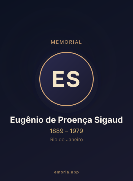 Memorial portrait of Eugênio de Proença Sigaud