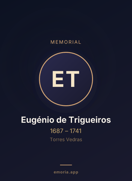 Memorial portrait of Eugénio de Trigueiros