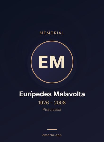 Memorial portrait of Eurípedes Malavolta