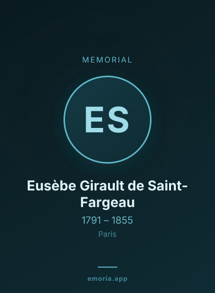 Memorial portrait of Eusèbe Girault de Saint-Fargeau