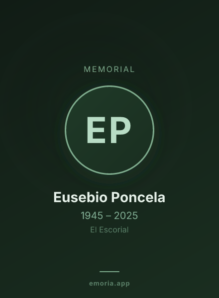 Memorial portrait of Eusebio Poncela