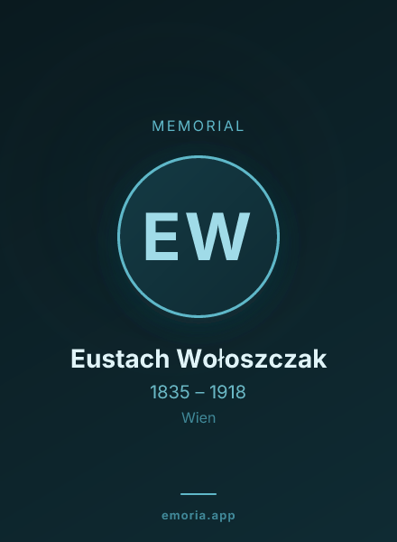Memorial portrait of Eustach Wołoszczak