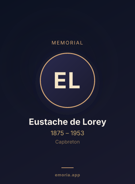 Memorial portrait of Eustache de Lorey
