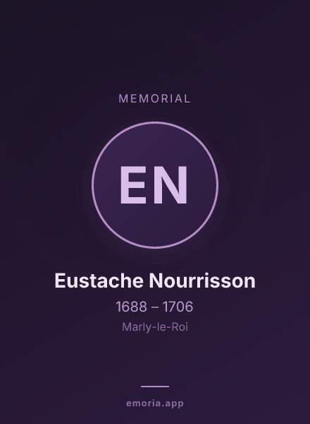 Memorial portrait of Eustache Nourrisson
