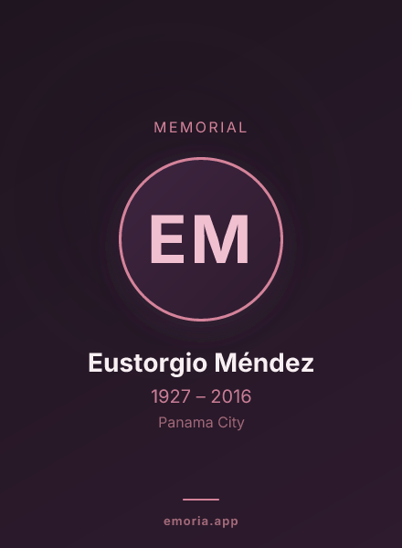 Memorial portrait of Eustorgio Méndez