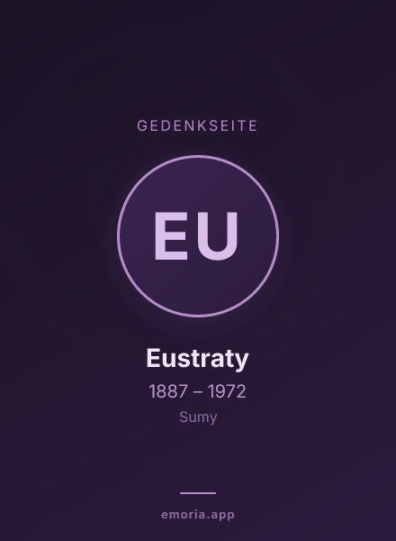 Gedenkportrait von Eustraty