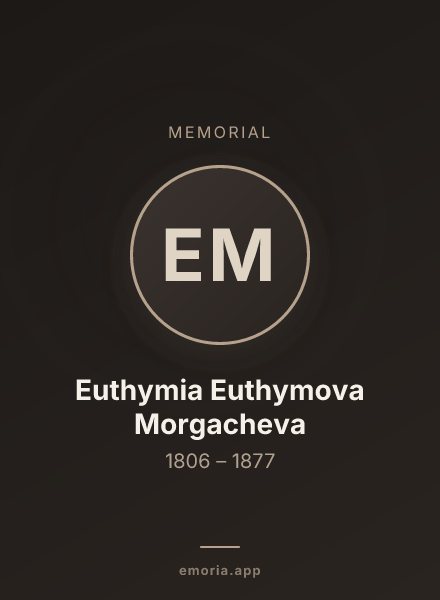 Memorial portrait of Euthymia Euthymova Morgacheva