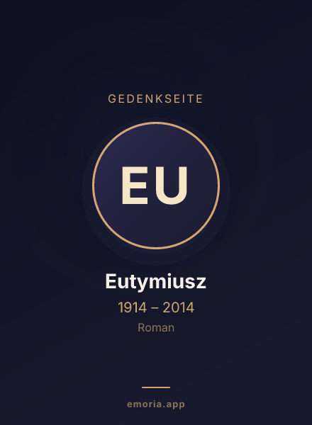Gedenkportrait von Eutymiusz