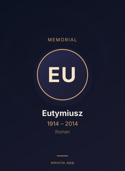Memorial portrait of Eutymiusz