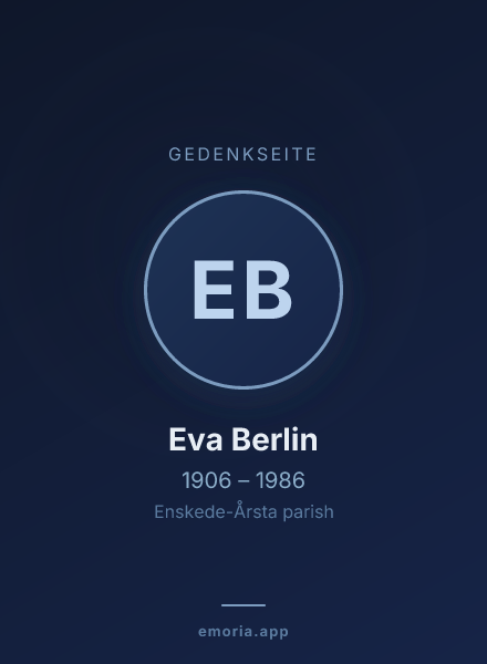 Gedenkportrait von Eva Berlin