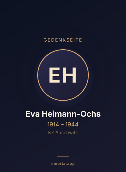 Gedenkportrait von Eva Heimann-Ochs