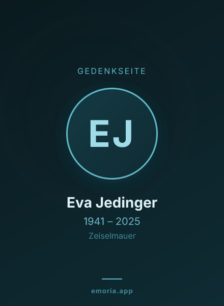 Gedenkportrait von Eva Jedinger