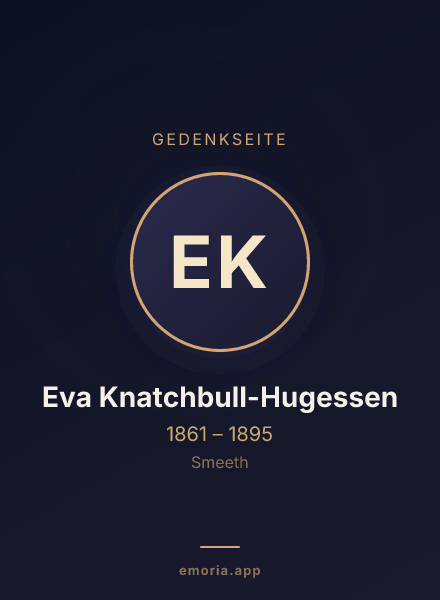 Gedenkportrait von Eva Knatchbull-Hugessen