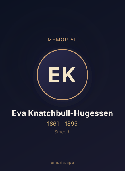 Memorial portrait of Eva Knatchbull-Hugessen