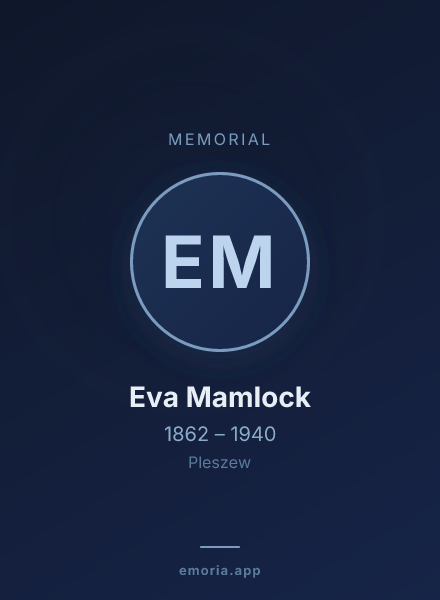 Memorial portrait of Eva Mamlock