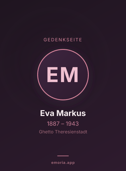 Gedenkportrait von Eva Markus