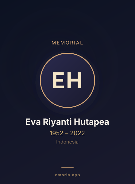 Memorial portrait of Eva Riyanti Hutapea